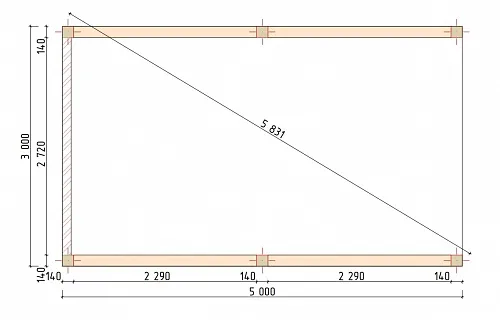 Навес для одного автомобиля УНО 2.0 — Фото 5