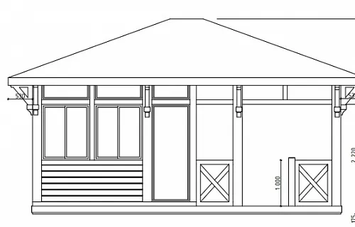 Застекленная беседка ГРАФСКАЯ ПРИСТАНЬ 2.0 — Фото 7