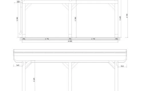 Навес для двух машин ФЛЭТ 3.0 — Фото 8