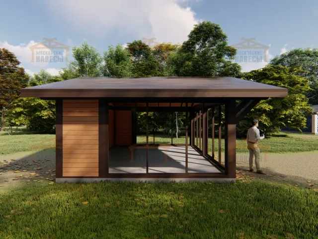 Застекленная беседка МОНТАНА MAXI — Фото 6