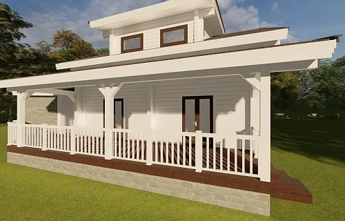 ВЕРАНДА К ДОМУ ЛОТОС — Фото 5