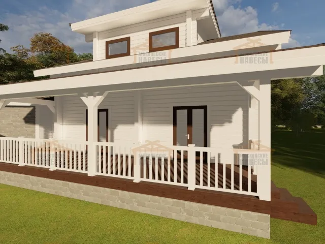 ВЕРАНДА К ДОМУ ЛОТОС — Фото 5