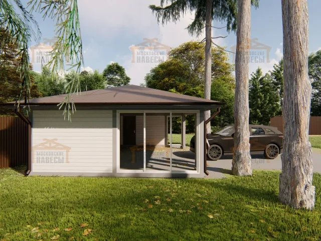 Навес-гараж БАЛТИК — Фото 4