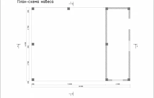 Деревянный навес для машин с хозблоком ЛИНКОЛЬН — Фото 10
