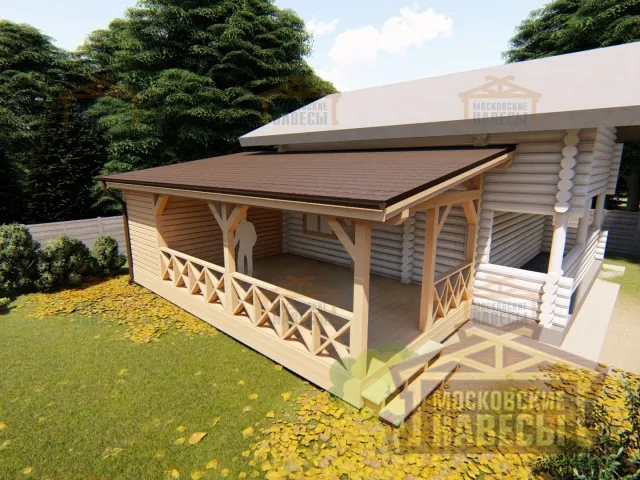 ВЕРАНДА К ДОМУ ПРАЖСКАЯ — Фото 2