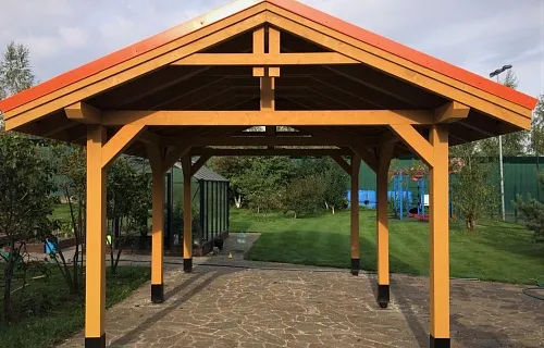 Навес для одного автомобиля УНО — Фото 2