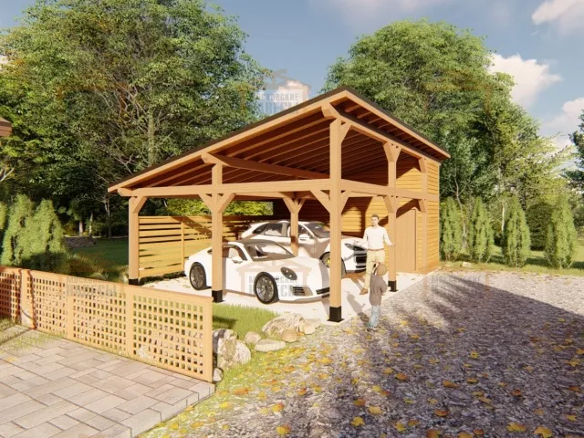 Односкатный навес для техники ДИПЛОМАТ — Фото 6