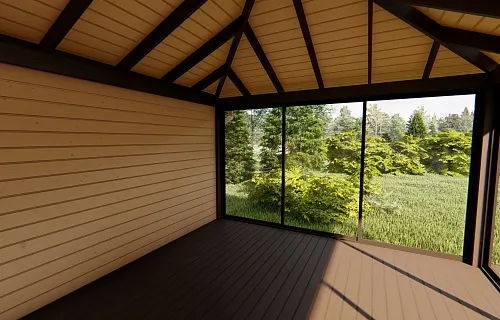 Застекленная беседка КИНГСТОН 2.0 — Фото 5