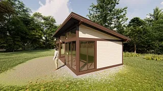 Застекленная беседка КАМЕЯ 2.0 - миниатюра