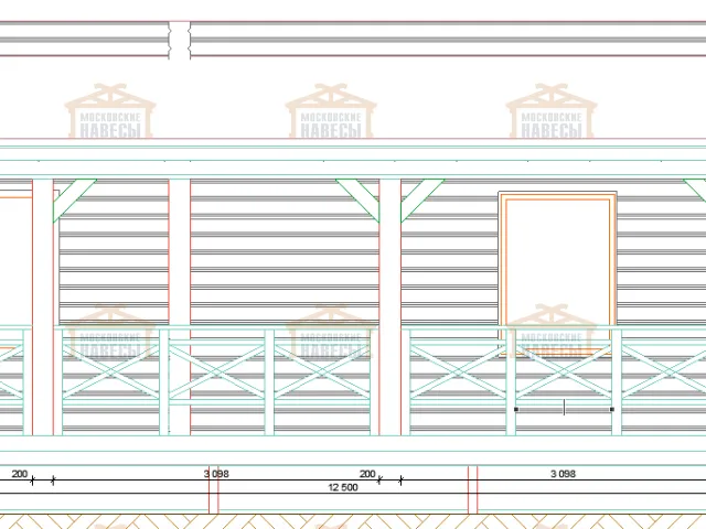 ВЕРАНДА К ДОМУ КАЗАНСКАЯ — Фото 6