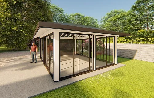 Застекленная беседка ЧАЙКА — Фото 6