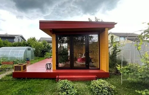 Застекленная беседка САДОВЫЙ ОФИС — Фото 4