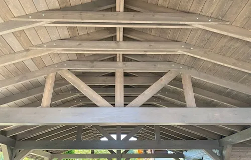 Навес для двух автомобилей с хозблоком КАЛИФОРНИЯ — Фото 5