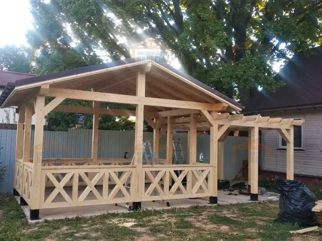 НАВЕС-БЕСЕДКА АДРИЯ — Фото 2