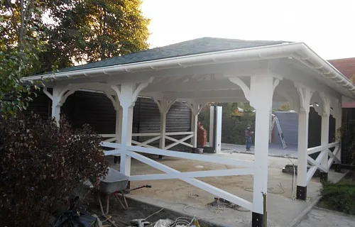 Навес для двух машин РЕНЕССАНС — Фото 6