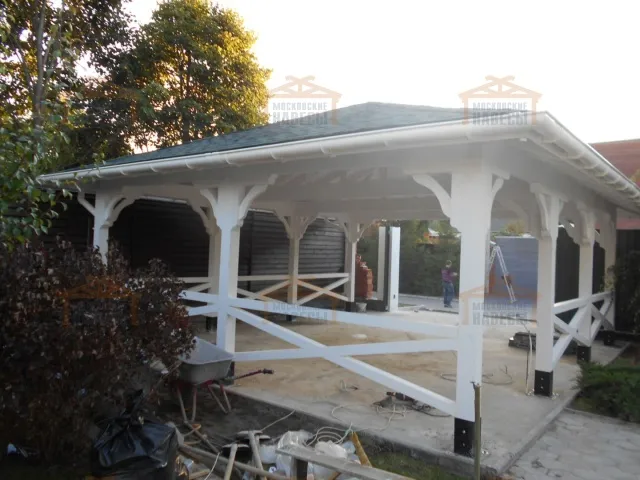 Навес для двух машин РЕНЕССАНС — Фото 6