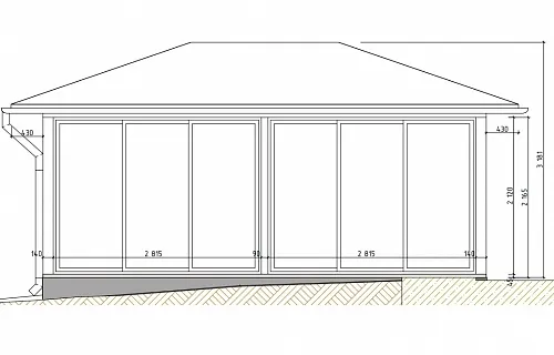 Застекленная беседка ЧАЙКА 2.0 — Фото 6