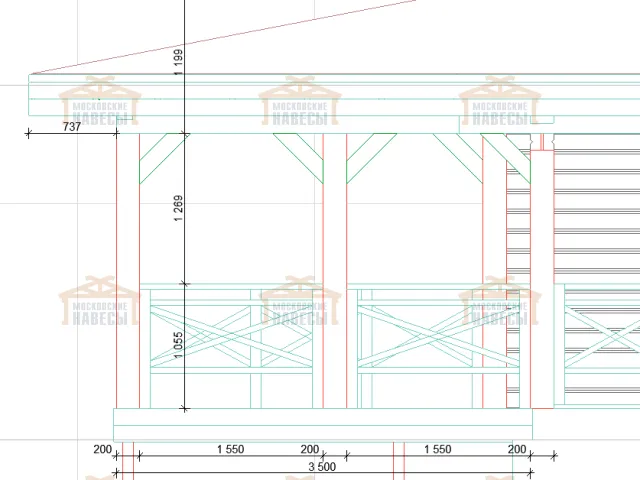 ВЕРАНДА К ДОМУ КАЗАНСКАЯ — Фото 7