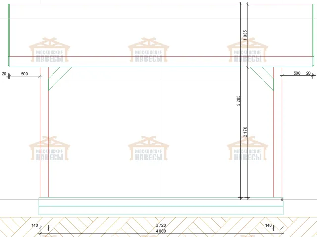 НАВЕС-БЕСЕДКА КАМИЛЛА — Фото 5