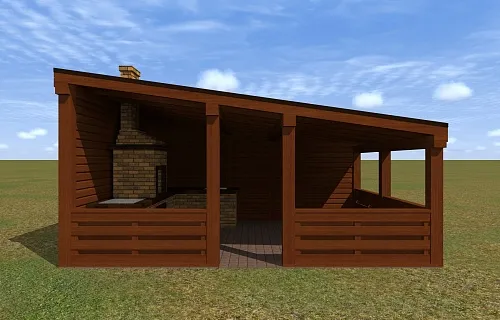 НАВЕС ДЛЯ БАРБЕКЮ ВИНДЗОР — Фото 4