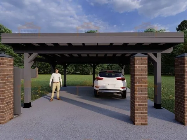 Навес для двух машин ФЛЭТ 3.0 — Фото 3