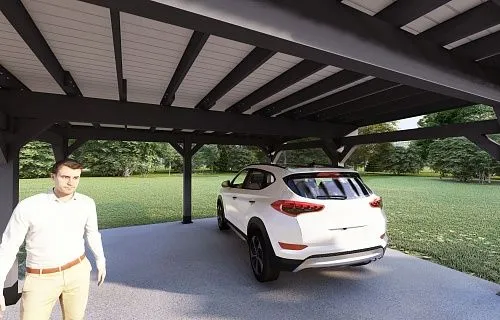 Навес для двух машин ФЛЭТ 3.0 — Фото 6