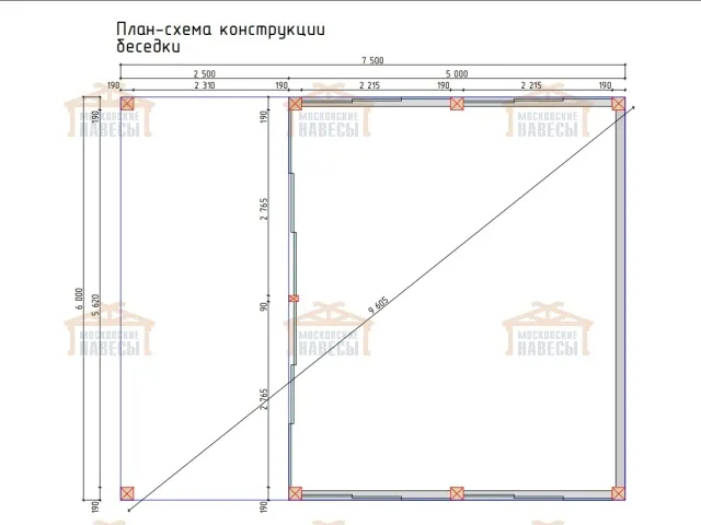 Застекленная беседка ГРАФСКАЯ ПРИСТАНЬ 3.0 — Фото 7