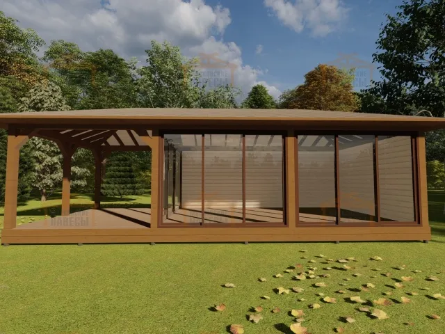 Застекленная беседка ТОСКАНА — Фото 8