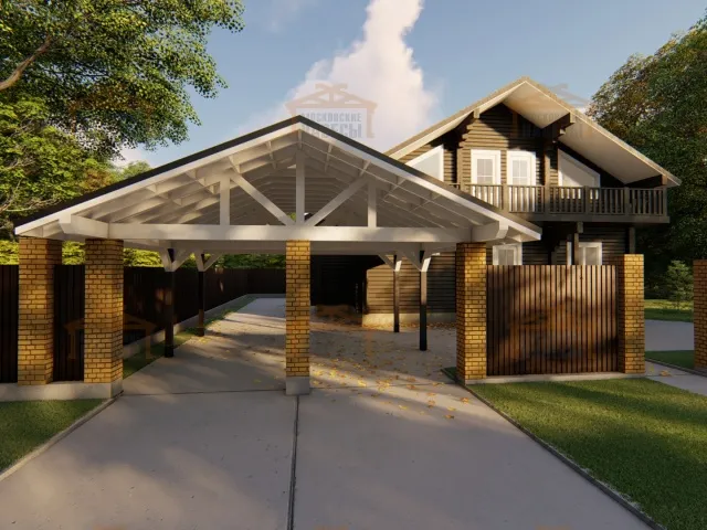 Навес для автомобилей АРКТУР — Фото 5