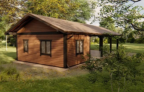 Навес с хозблоком УЛЬТРА — Фото 3