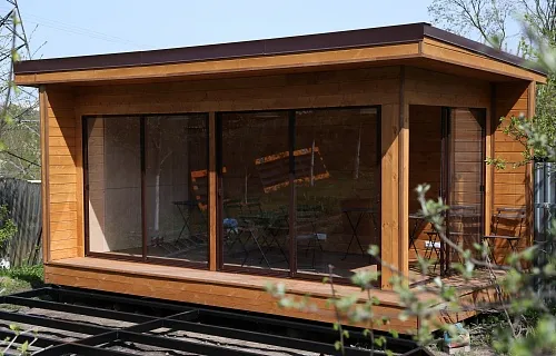 Застекленная беседка САДОВЫЙ ОФИС — Фото 6