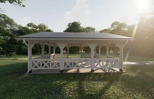 НАВЕС-БЕСЕДКА АРКТИКА — Фото 9