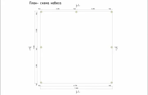 Деревянный навес для двух авто СМАРТВИЛЛЬ — Фото 10
