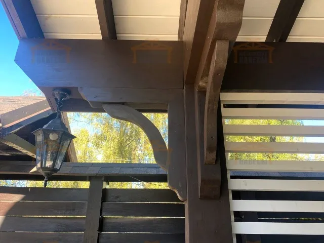 Навес для четырех авто с хозблоком АРНОЛЬД — Фото 8