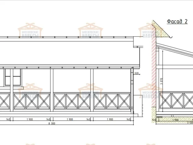 ВЕРАНДА К ДОМУ ЦВЕТОЧНАЯ — Фото 6