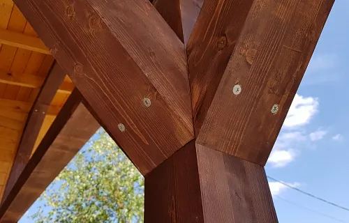 Односкатный навес для техники ДИПЛОМАТ — Фото 3