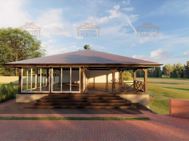 Застекленная беседка ТРИУМФ — Фото 3