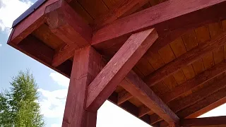 Односкатный навес для техники ДИПЛОМАТ - миниатюра