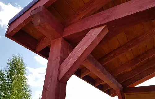 Односкатный навес для техники ДИПЛОМАТ — Фото 5