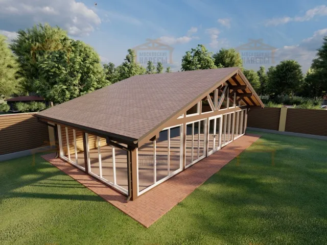 Застекленная беседка КОСМОС — Фото 2