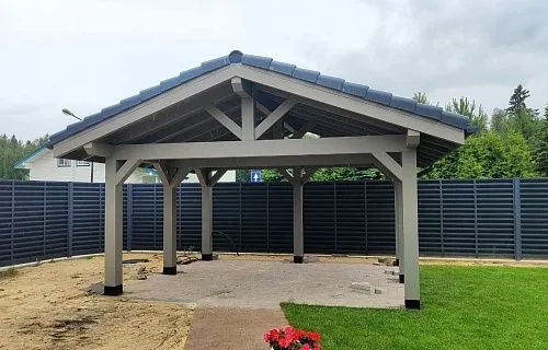 НАВЕС-БЕСЕДКА МАЛИНОВКА — Фото 2