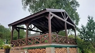 Навес для двух машин ПРОВАНС - миниатюра