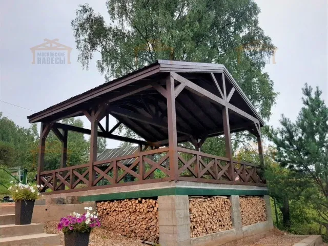 Навес для двух машин ПРОВАНС — Фото 2