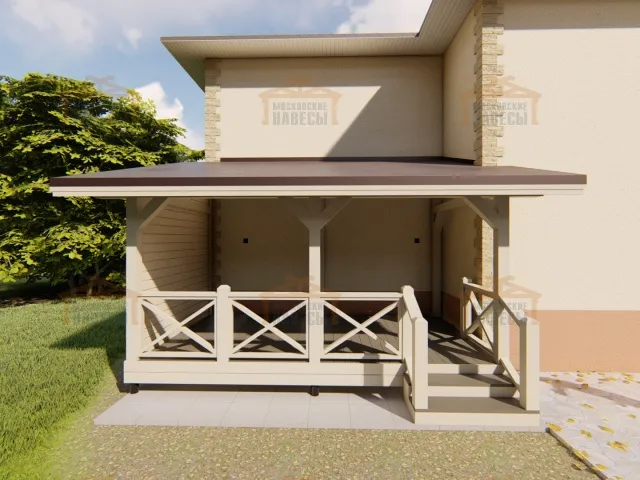 ВЕРАНДА К ДОМУ СТАНДАРТ — Фото 3