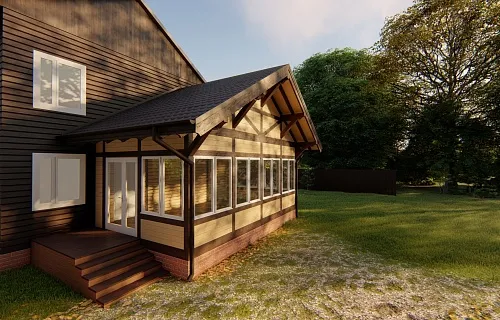 ВЕРАНДА К ДОМУ ПАРК АВЕНЮ — Фото 6