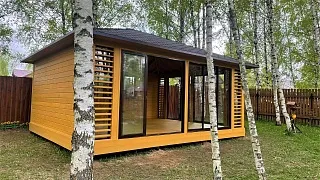 Застекленная беседка АНГЛИЙСКАЯ - миниатюра