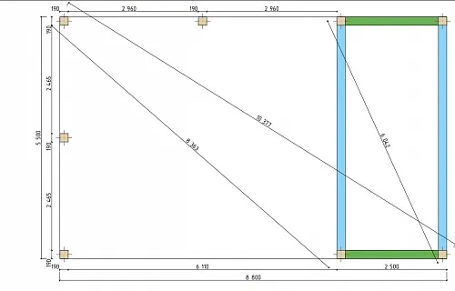 Навес для двух автомобилей с хозблоком КАРЕЛИЯ — Фото 6
