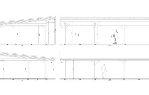Навес для двух машин РОНДО 2.0 — Фото 8