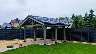 НАВЕС-БЕСЕДКА МАЛИНОВКА - миниатюра