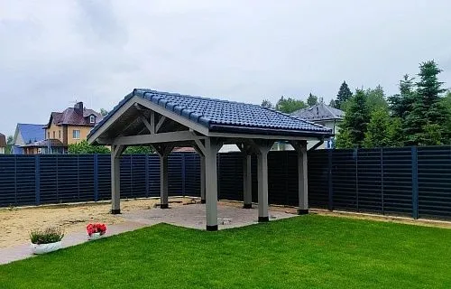 НАВЕС-БЕСЕДКА МАЛИНОВКА — Фото 1